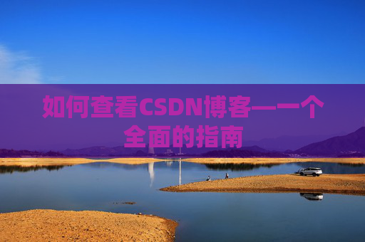 如何查看CSDN博客—一个全面的指南